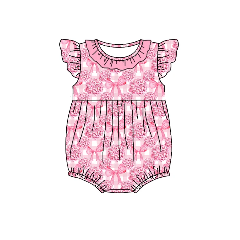 Summer Wholesale Hot Selling Pink Bow Flower Print Boutique Summer Cute Girl Flutter Jumpsuit
Summer Wholesale Hot Selling Pink Bow Flower Print Boutique Summer Cute Girl Flutter Jumpsuit