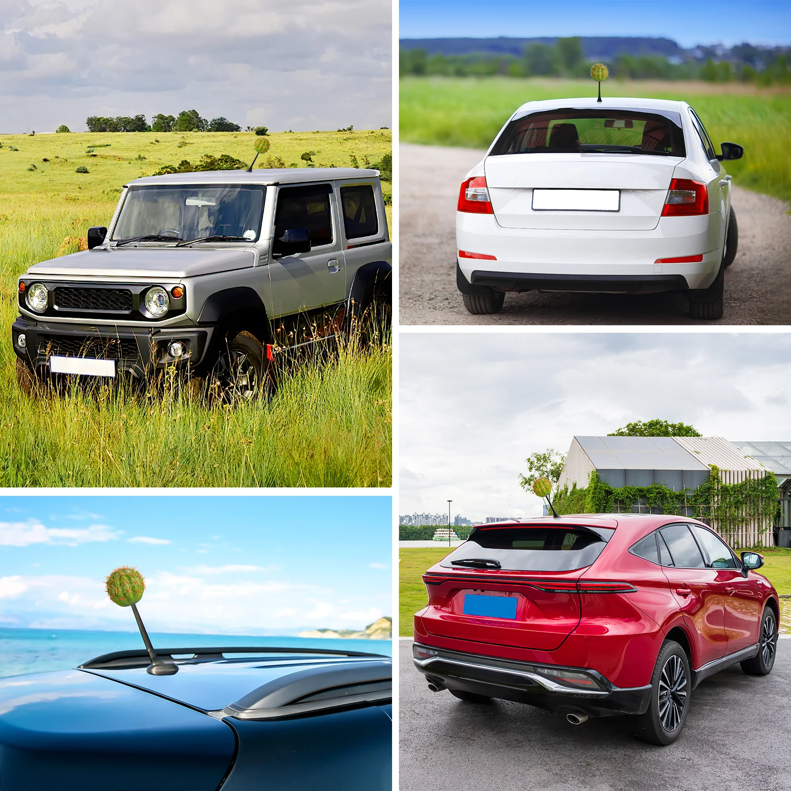 Roof Decoration Foam Cactus Antenna Topper Cute Cartoon Car Accessory Dashboard Decor Spring Base Antenna Ball for Cars SUV Car
Roof Decoration Foam Cactus Antenna Topper Cute Cartoon Car Accessory Dashboard Decor Spring Base Antenna Ball for Cars SUV Car
