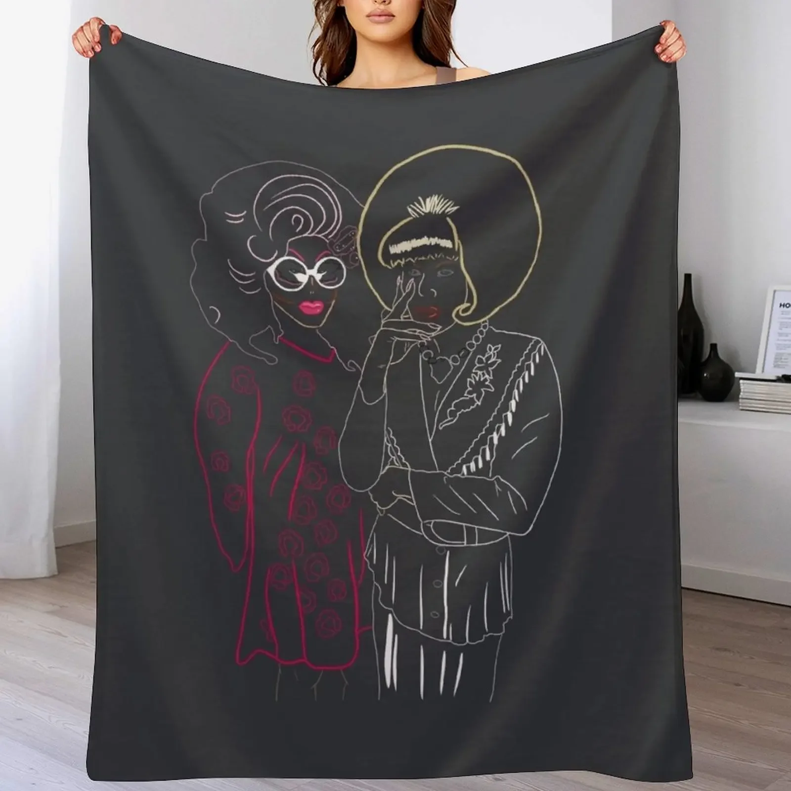 Trixie And Katya Throw Blanket Fluffy Cozy Throw Blanket for Home Decor
Trixie And Katya Throw Blanket Fluffy Cozy Throw Blanket for Home Decor