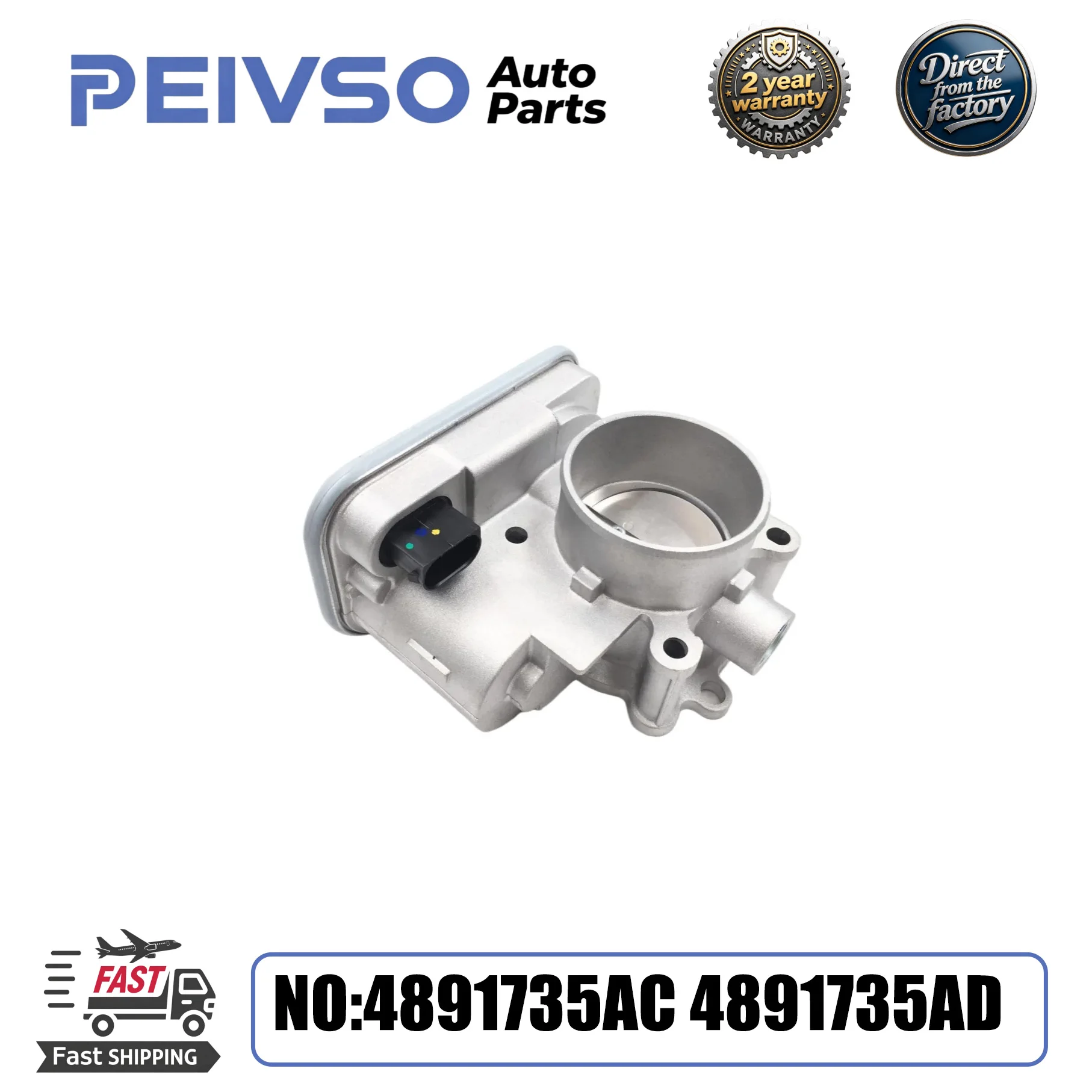 PEIVSO 04891735AC New Throttle Body For Chrysler 200 Sebring Dodge Avenger Caliber Journey Jeep Compass Patriot 2.0L 2.4L
PEIVSO 04891735AC New Throttle Body For Chrysler 200 Sebring Dodge Avenger Caliber Journey Jeep Compass Patriot 2.0L 2.4L