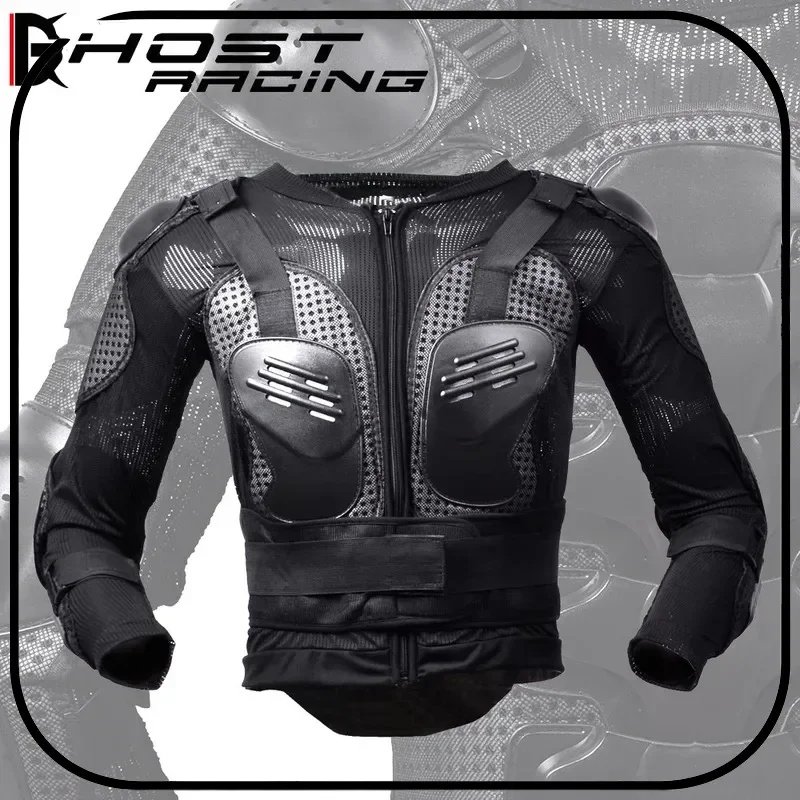 Мотозащита Ghost Racing: дышащая куртка с защитой от падений, с накладками на грудь, локти и плечи для мотоциклистов по бездорожью
Мотозащита Ghost Racing: дышащая куртка с защитой от падений, с накладками на грудь, локти и плечи для мотоциклистов по бездорожью