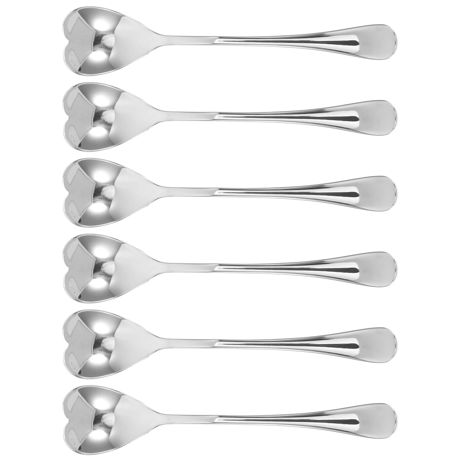 6PCS Heart Shaped Coffee Spoons Stainless Steel Long H Creative Dessert Mini Ice Cream Stirring Tiny Valentine
6PCS Heart Shaped Coffee Spoons Stainless Steel Long H Creative Dessert Mini Ice Cream Stirring Tiny Valentine