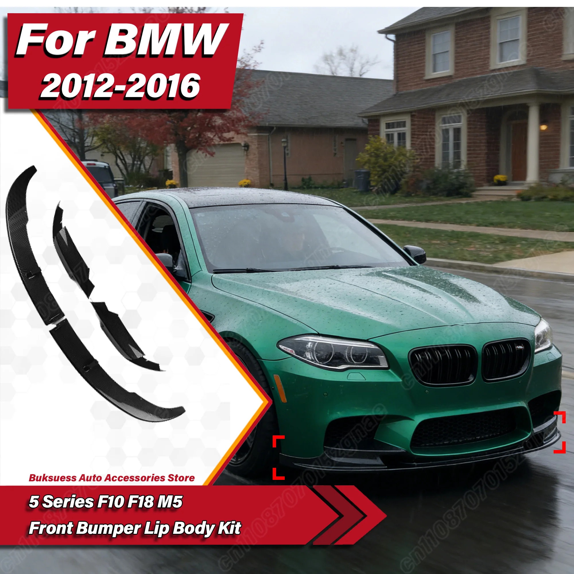 For BMW 5 Series F10 F18 M5 2012 2013 2014 2015 2016 Car Front Bumper Lip Sports Spoiler ABS Splitter Body Modification Kit
For BMW 5 Series F10 F18 M5 2012 2013 2014 2015 2016 Car Front Bumper Lip Sports Spoiler ABS Splitter Body Modification Kit