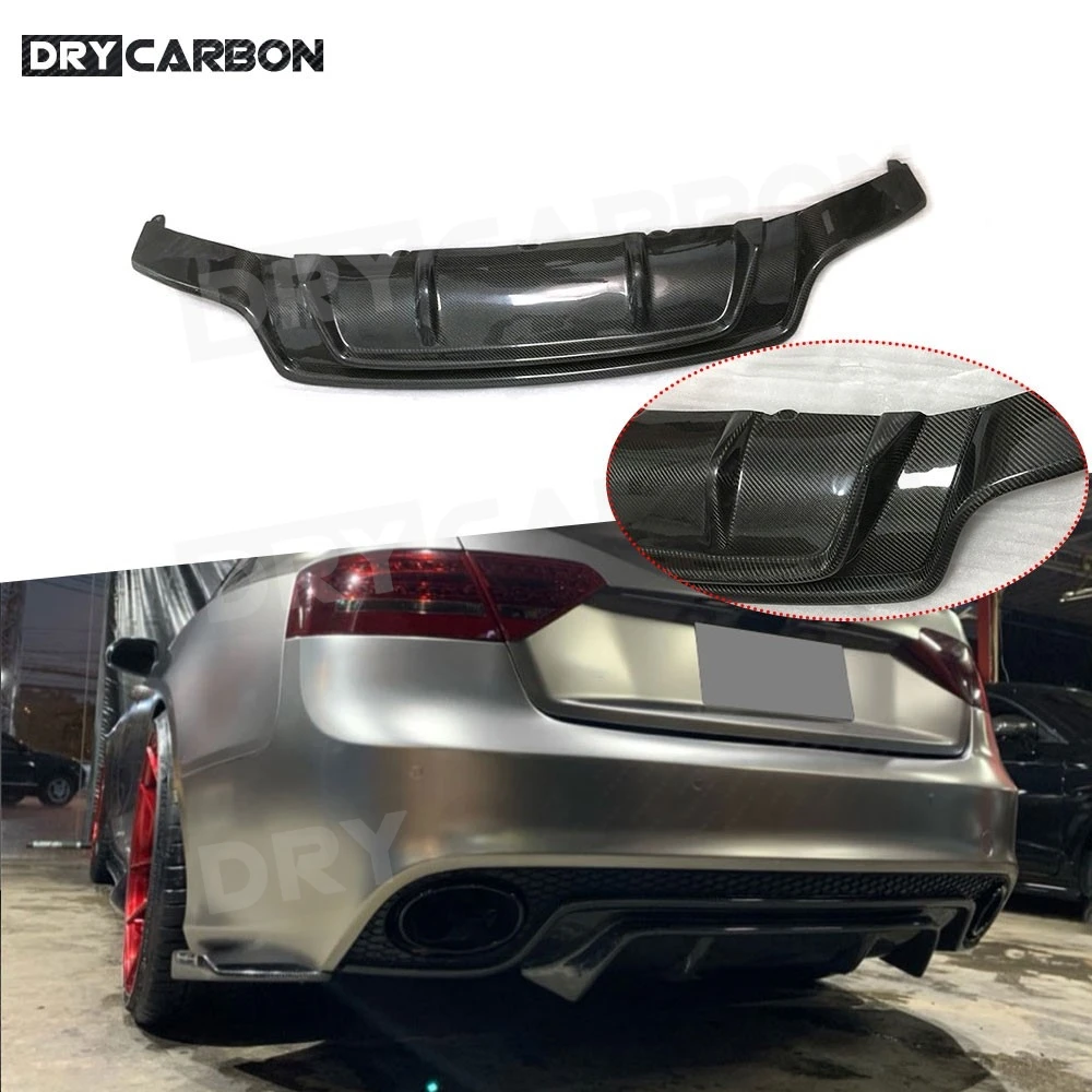 Dry Carbon Fiber Rear Diffuser Bumper Spoiler for Audi A5 RS5 2012-2016 Rear Lip Bumper Guard Car Styling Body Kits FRP
Dry Carbon Fiber Rear Diffuser Bumper Spoiler for Audi A5 RS5 2012-2016 Rear Lip Bumper Guard Car Styling Body Kits FRP