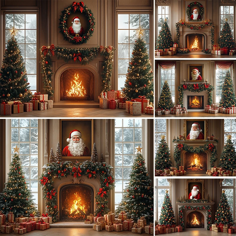 LS Indoor Christmas Photography Background Fireplace Santa Claus Xmas Tree Decor Kids Adult Family Photo Backdrop Studio
LS Indoor Christmas Photography Background Fireplace Santa Claus Xmas Tree Decor Kids Adult Family Photo Backdrop Studio