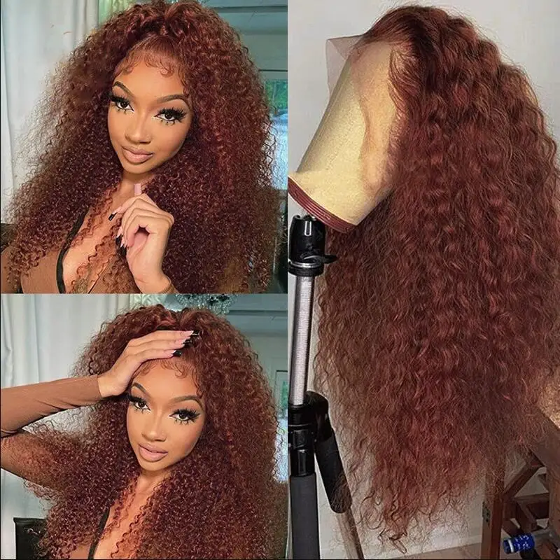 180Density 26Inch Brown Kinky Curly Lace Front Wig For Black Women Baby Hair Daily Preplucked Glueless Heat Resistant
180Density 26Inch Brown Kinky Curly Lace Front Wig For Black Women Baby Hair Daily Preplucked Glueless Heat Resistant