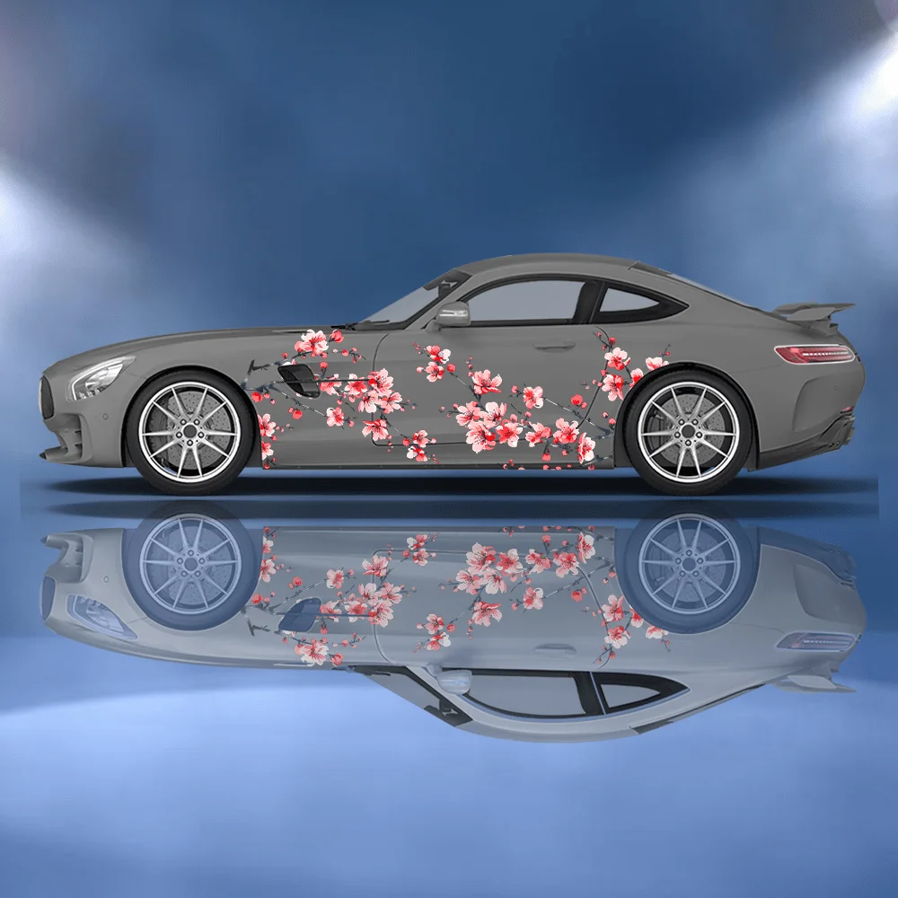 Various beautiful flower branch car stickers; full-body floral decoration; scratch protection; waterproof car vinyl wraps
Various beautiful flower branch car stickers; full-body floral decoration; scratch protection; waterproof car vinyl wraps