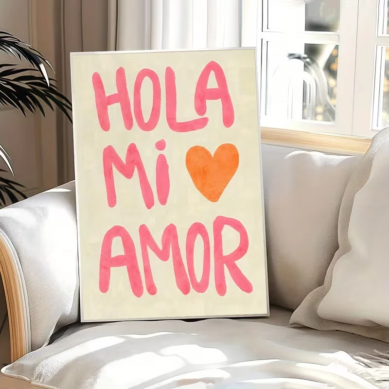 Hello My Love, Modern Pink Minimalism Wall Art Prints Canvas Painting Poster Picture For Living Room Bedroom Home Decor Gift
Hello My Love, Modern Pink Minimalism Wall Art Prints Canvas Painting Poster Picture For Living Room Bedroom Home Decor Gift