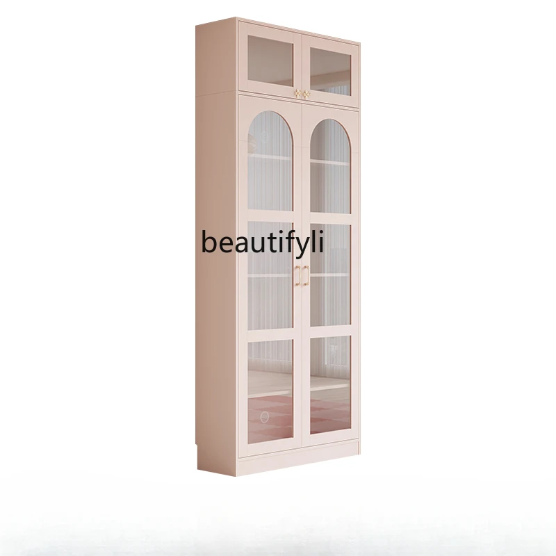 Pink bookcase, full wall display cabinet, figure glass cabinet to top background wall, decorative cabinet.
Pink bookcase, full wall display cabinet, figure glass cabinet to top background wall, decorative cabinet.
