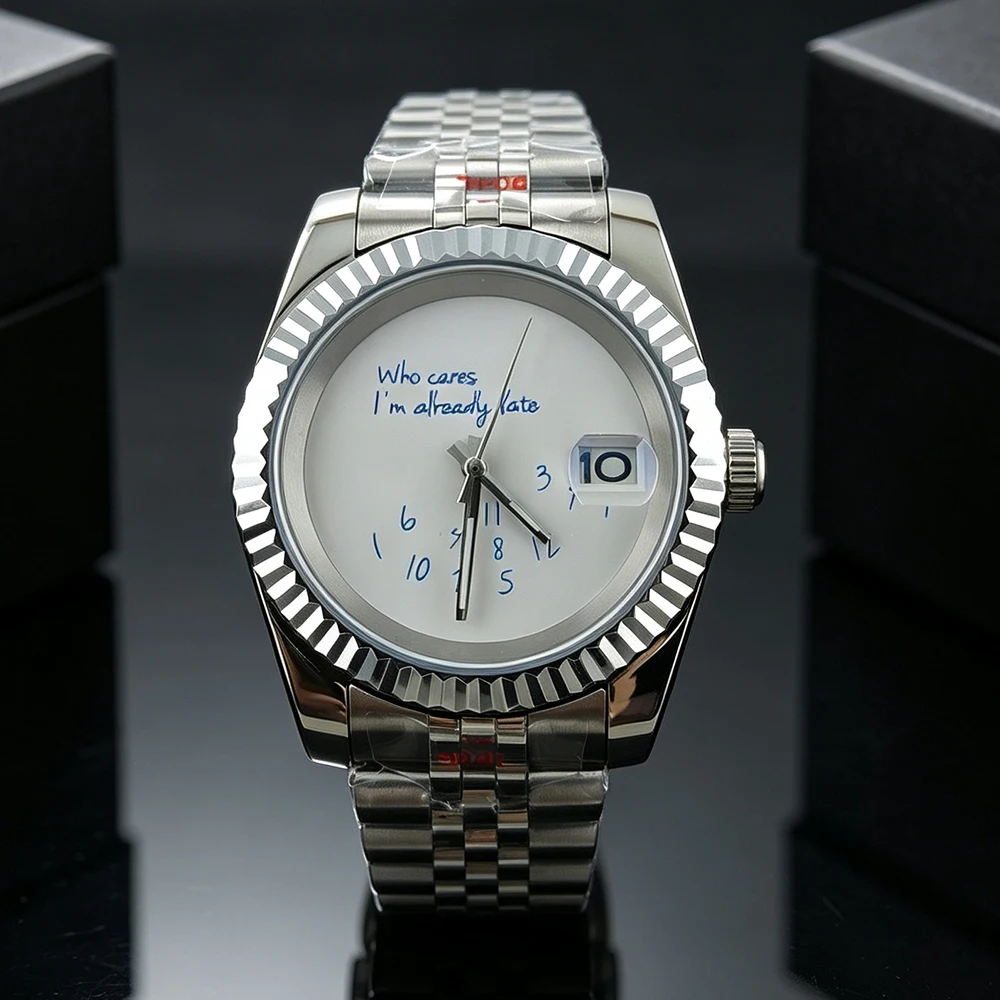 NH35 Watch 36mm/39mm Stainless Steel Men's Watch Sapphire Glass Watch Customized LOGO Suitable for NH35 Movement Watch
NH35 Watch 36mm/39mm Stainless Steel Men's Watch Sapphire Glass Watch Customized LOGO Suitable for NH35 Movement Watch