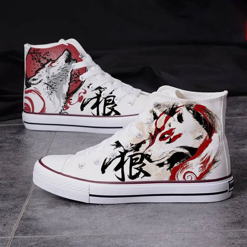 Men's and Women's Casual Cloth Shoes, Ink-Washed High-Top Comfortable Breathable Sports Graffiti Skate Shoes
Men's and Women's Casual Cloth Shoes, Ink-Washed High-Top Comfortable Breathable Sports Graffiti Skate Shoes