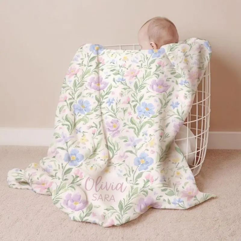 VIKAMA Soft Watercolor Floral Flannel Blanket Warm For Cottagecore Nursery Bedroom Sofa Throw All Season Decor
VIKAMA Soft Watercolor Floral Flannel Blanket Warm For Cottagecore Nursery Bedroom Sofa Throw All Season Decor
