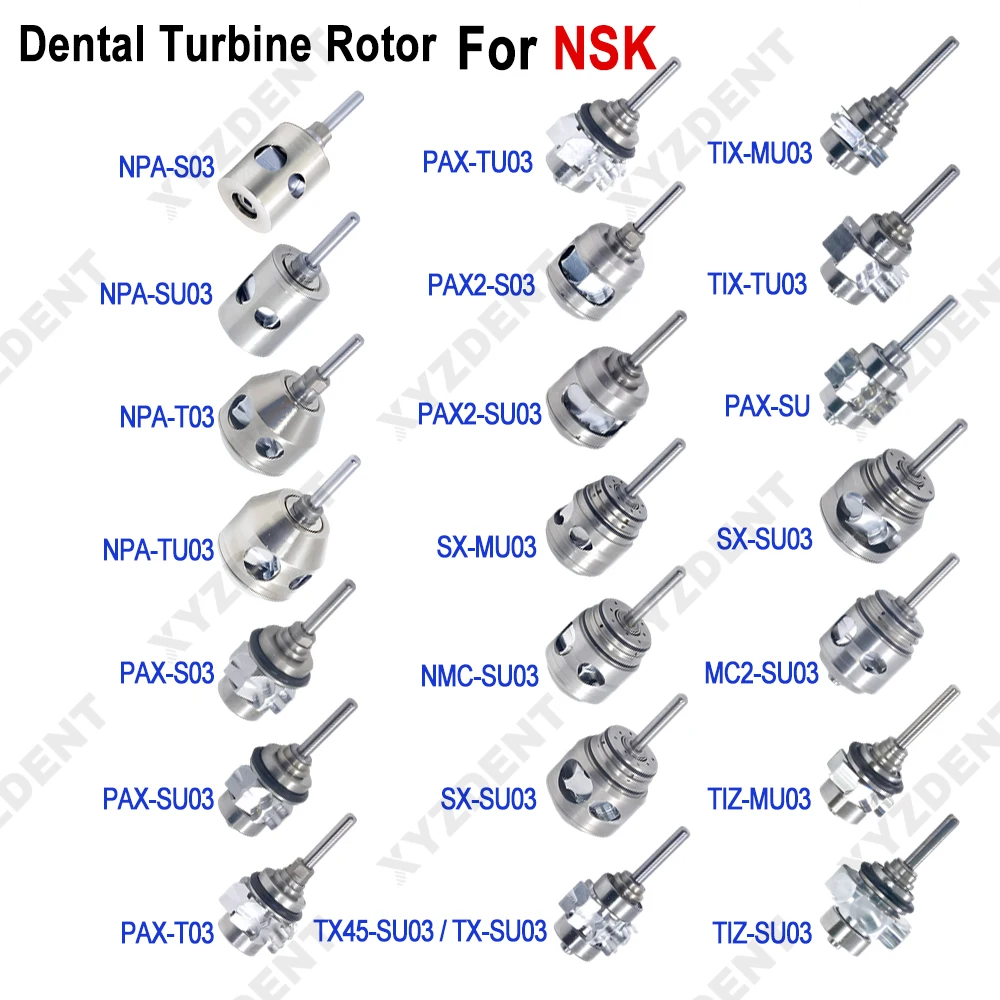 Fit NSK High Speed Handpiece Dental Turbine Cartridge Air Rotor Dental Turbine Rotor Multiple Models Dentistry Accessories
Fit NSK High Speed Handpiece Dental Turbine Cartridge Air Rotor Dental Turbine Rotor Multiple Models Dentistry Accessories
