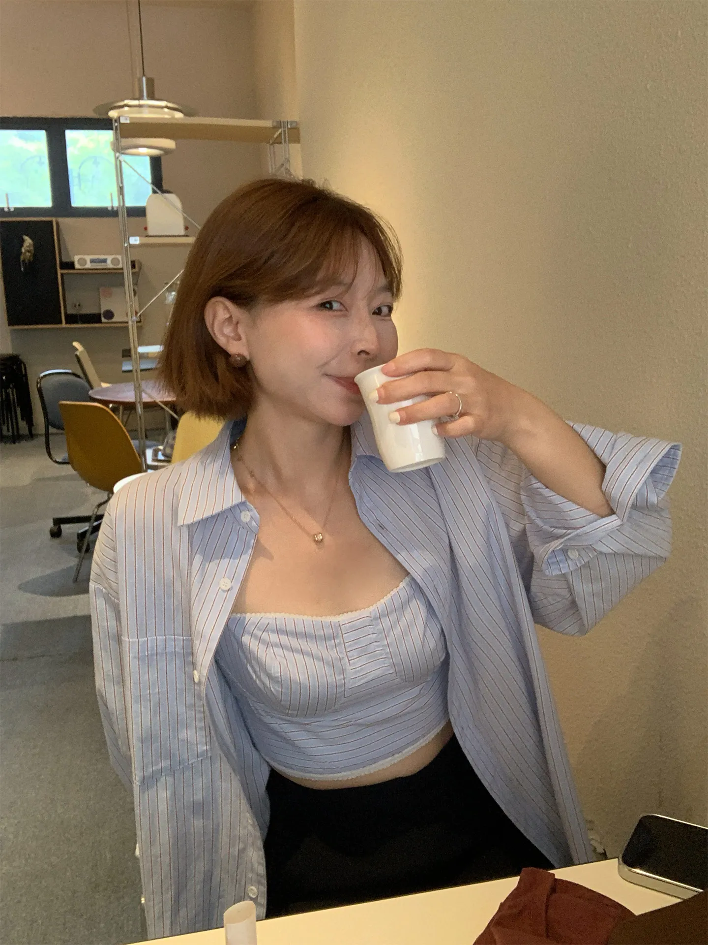 Французский комплект свободного покроя в полоску и топ на бретелях, женская повседневная одежда ранней осени, удобная дышащая хлопковая длинная одежда...
Французский комплект свободного покроя в полоску и топ на бретелях, женская повседневная одежда ранней осени, удобная дышащая хлопковая длинная одежда...