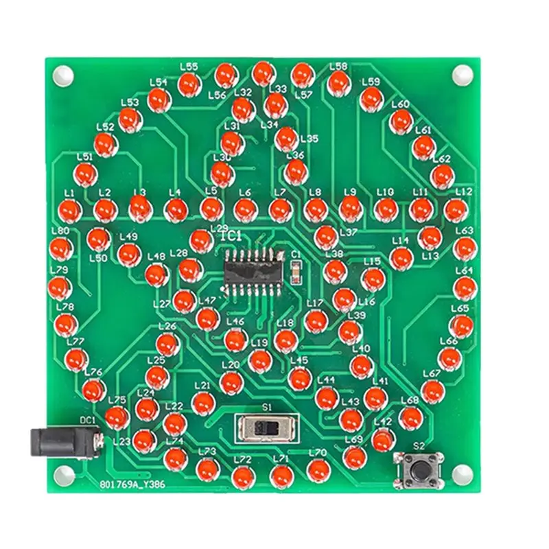 MACH-круглая пятиугольная звезда, комплект ламп с проточной водой, электронный комплект «сделай сам», 80 светодиодный микроконтроллер, электронная практика производства
MACH-круглая пятиугольная звезда, комплект ламп с проточной водой, электронный комплект «сделай сам», 80 светодиодный микроконтроллер, электронная практика производства