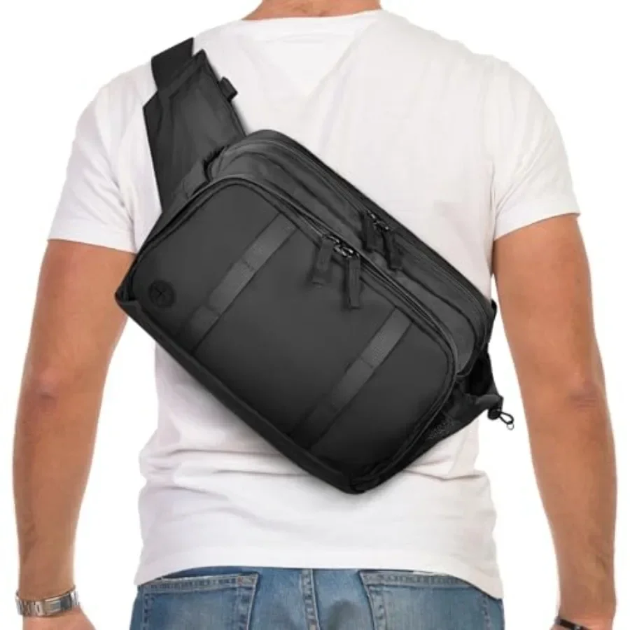 Large Crossbody Waist Bag Tactical Fanny Pack for Men Hip Bum Bag with Water Bottle Holder Adjustable Belt, Workout Traveling C
Large Crossbody Waist Bag Tactical Fanny Pack for Men Hip Bum Bag with Water Bottle Holder Adjustable Belt, Workout Traveling C