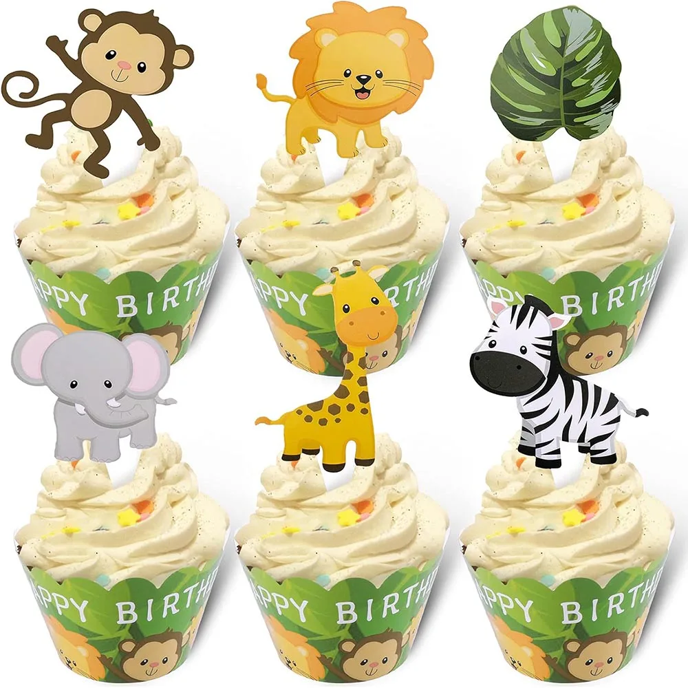 Животное, кекс Wrappers 12set Jungle Safari Wild Animal Cake Toppers and Wrappers Cake Decor for Birthday Baby Shower Вечеринка зоопарк
Животное, кекс Wrappers 12set Jungle Safari Wild Animal Cake Toppers and Wrappers Cake Decor for Birthday Baby Shower Вечеринка зоопарк