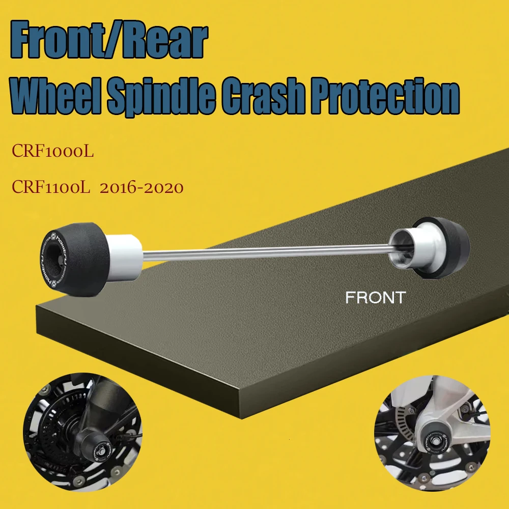 Front Rear wheel Spindle Crash Protection For Honda CRF1000L CRF1100L Africa Twin / Plus /Adventure Sport / 2016-2020
Front Rear wheel Spindle Crash Protection For Honda CRF1000L CRF1100L Africa Twin / Plus /Adventure Sport / 2016-2020