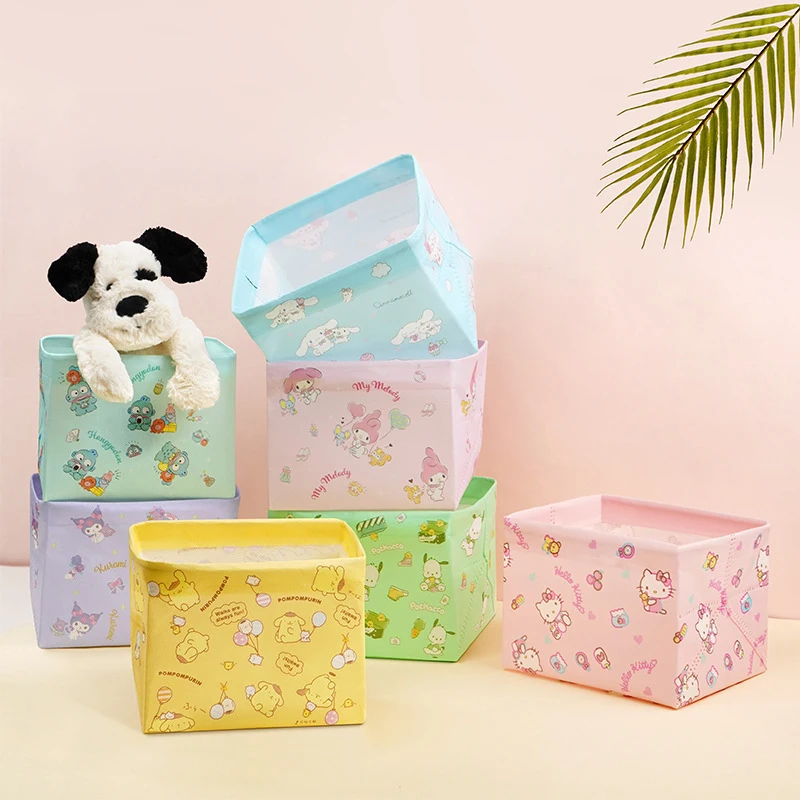 Sanrio Hello Kitty Snack Folding Storage Basket Cute Cartoon Kulomi Stationery Girl Heart Portable Dormitory Home Storage Box
Sanrio Hello Kitty Snack Folding Storage Basket Cute Cartoon Kulomi Stationery Girl Heart Portable Dormitory Home Storage Box