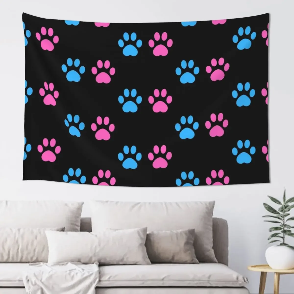 Blue and magenta paw Tapestry Wall Art Room Design Decoration For Rooms Decorations For Room Tapestry
Blue and magenta paw Tapestry Wall Art Room Design Decoration For Rooms Decorations For Room Tapestry