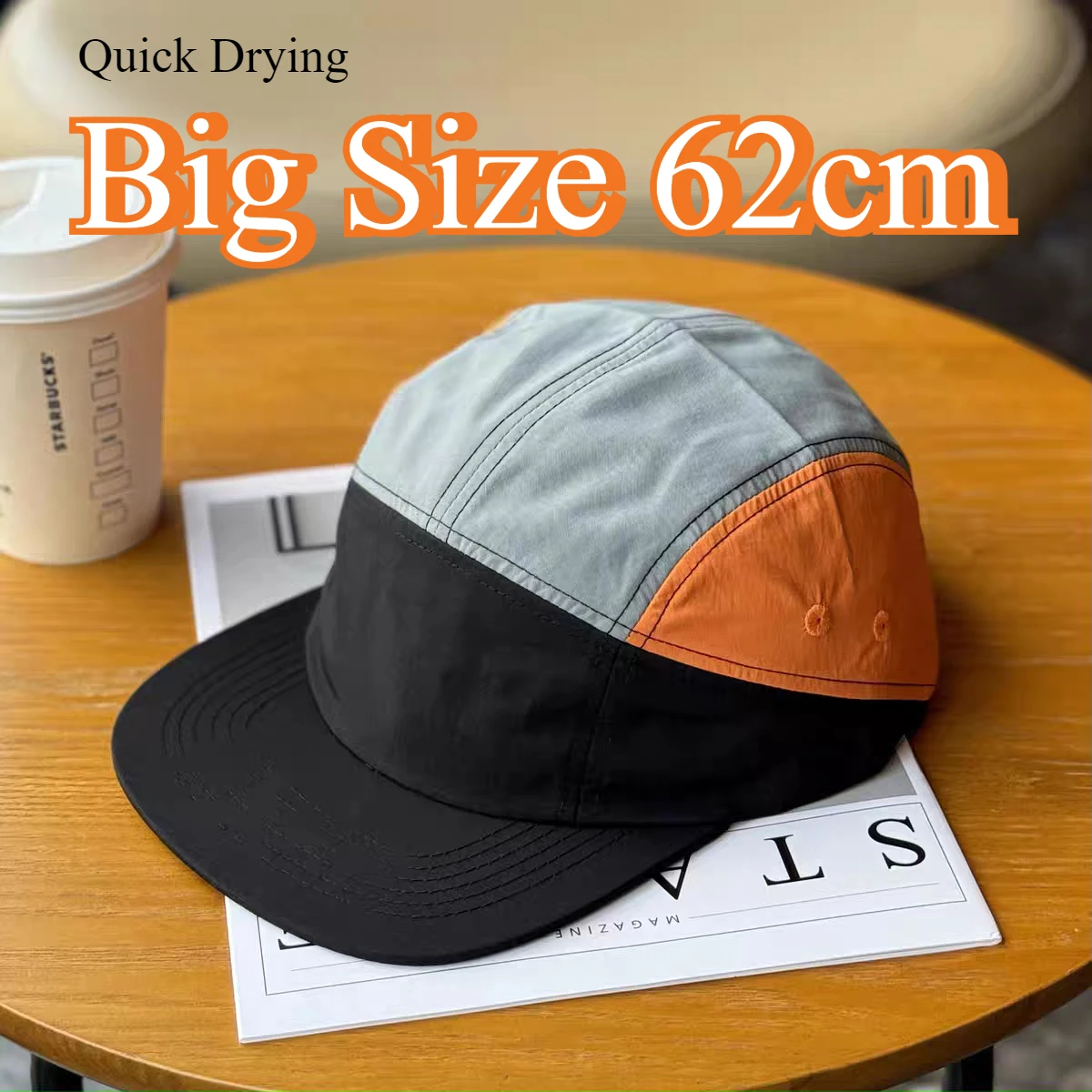 Big Size 62cm Splicing Waterproof Quick Drying Skateboard Hat Men Trendy Street Casual Hat Women Flat Brim Sports Baseball Cap
Big Size 62cm Splicing Waterproof Quick Drying Skateboard Hat Men Trendy Street Casual Hat Women Flat Brim Sports Baseball Cap