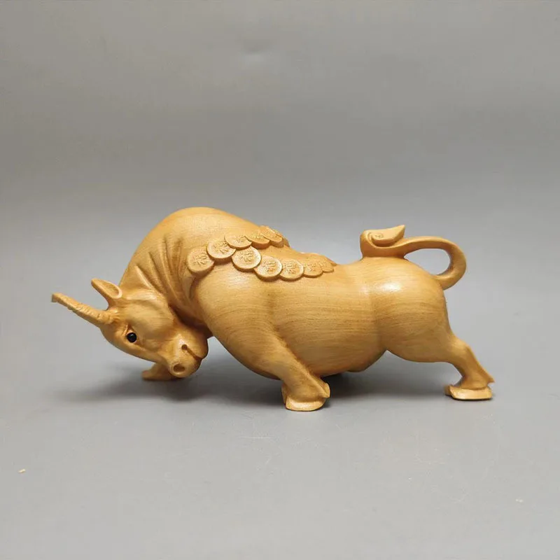 Solid Wood Zodiac Cattle Statuette Miniature Ox Statue Office Desktop Ornaments For Home Living Room Decoration Birthday gift
Solid Wood Zodiac Cattle Statuette Miniature Ox Statue Office Desktop Ornaments For Home Living Room Decoration Birthday gift