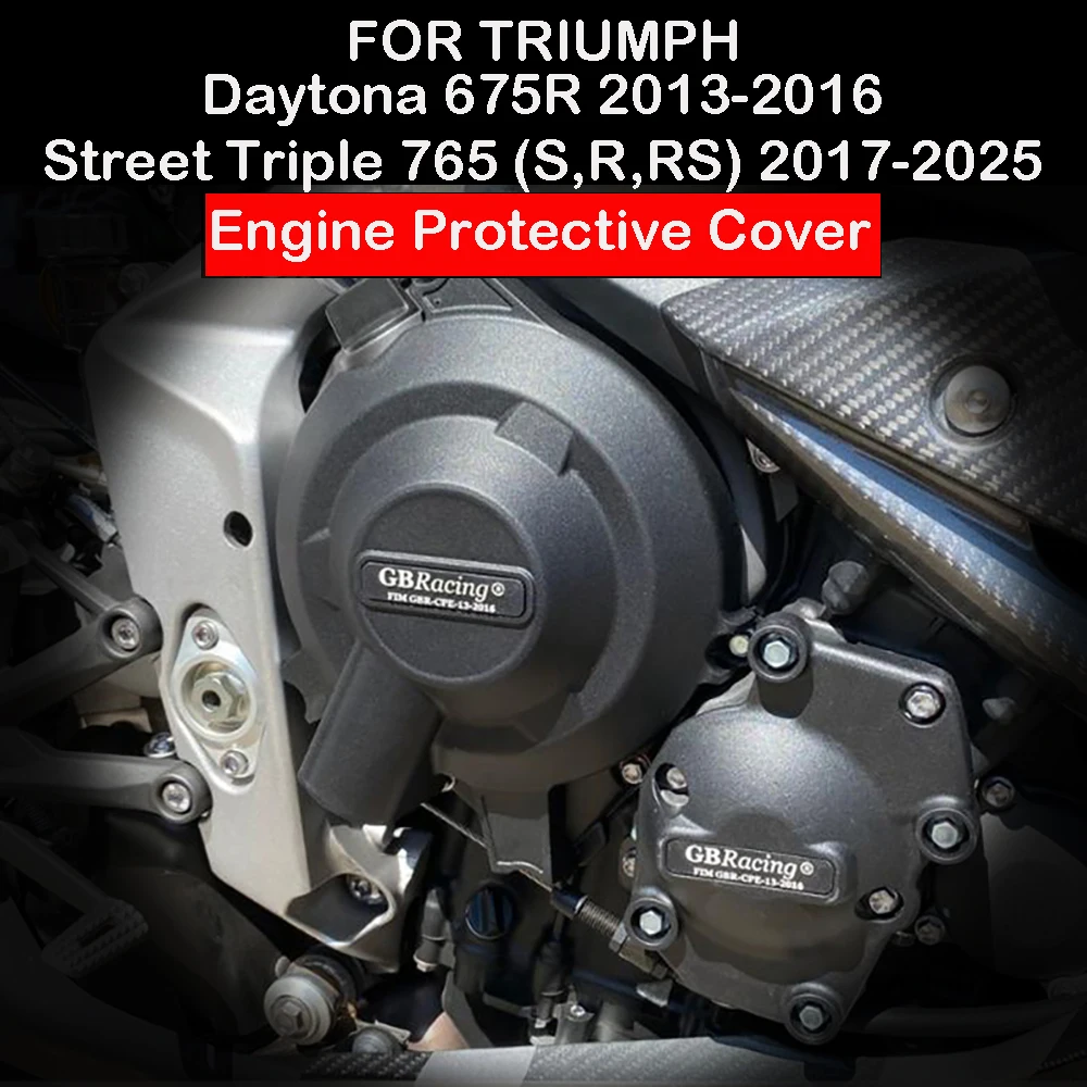 GBRacing For TRIUMPH D675R 2013-16 & Street Triple 765 (S,R,RSMOTO2 Edition) 2017-25 Engine Cover Set Alternator Cover CGA06 GBR
GBRacing For TRIUMPH D675R 2013-16 & Street Triple 765 (S,R,RSMOTO2 Edition) 2017-25 Engine Cover Set Alternator Cover CGA06 GBR