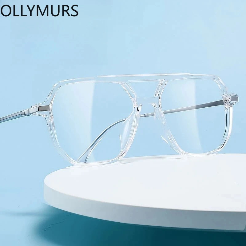 OLLYMURS Сверхлегкая двойная луча, модная мужская оправа для очков для близорукости, ретро оптическая оправа для очков по рецепту для женщин 8121D
OLLYMURS Сверхлегкая двойная луча, модная мужская оправа для очков для близорукости, ретро оптическая оправа для очков по рецепту для женщин 8121D