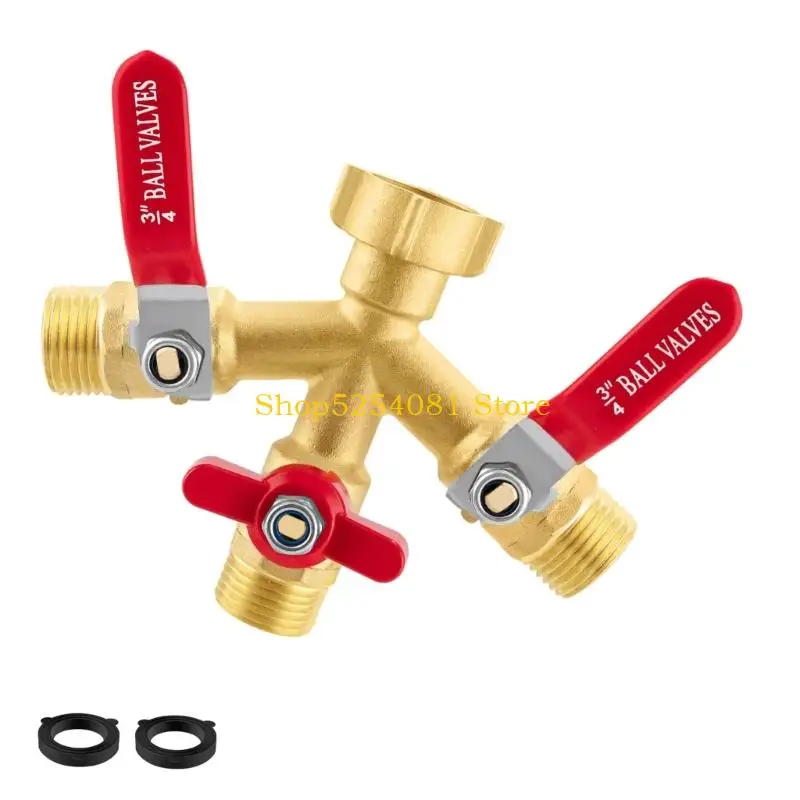 AXYC Industrial Grade Brass Hose Bibb Divider with Independent Flows Control Valves
AXYC Industrial Grade Brass Hose Bibb Divider with Independent Flows Control Valves