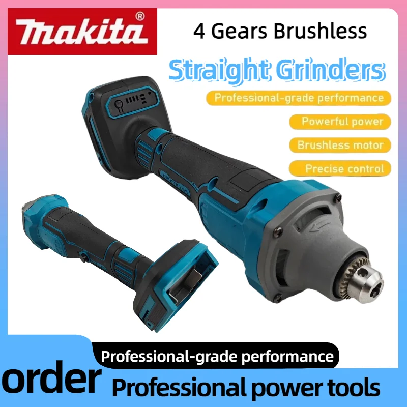 Makita Multifunctional Makita 4 Gears Brushless Straight Die Grinder Chuck Type Grinding Polishing Engraving Power Tools
Makita Multifunctional Makita 4 Gears Brushless Straight Die Grinder Chuck Type Grinding Polishing Engraving Power Tools