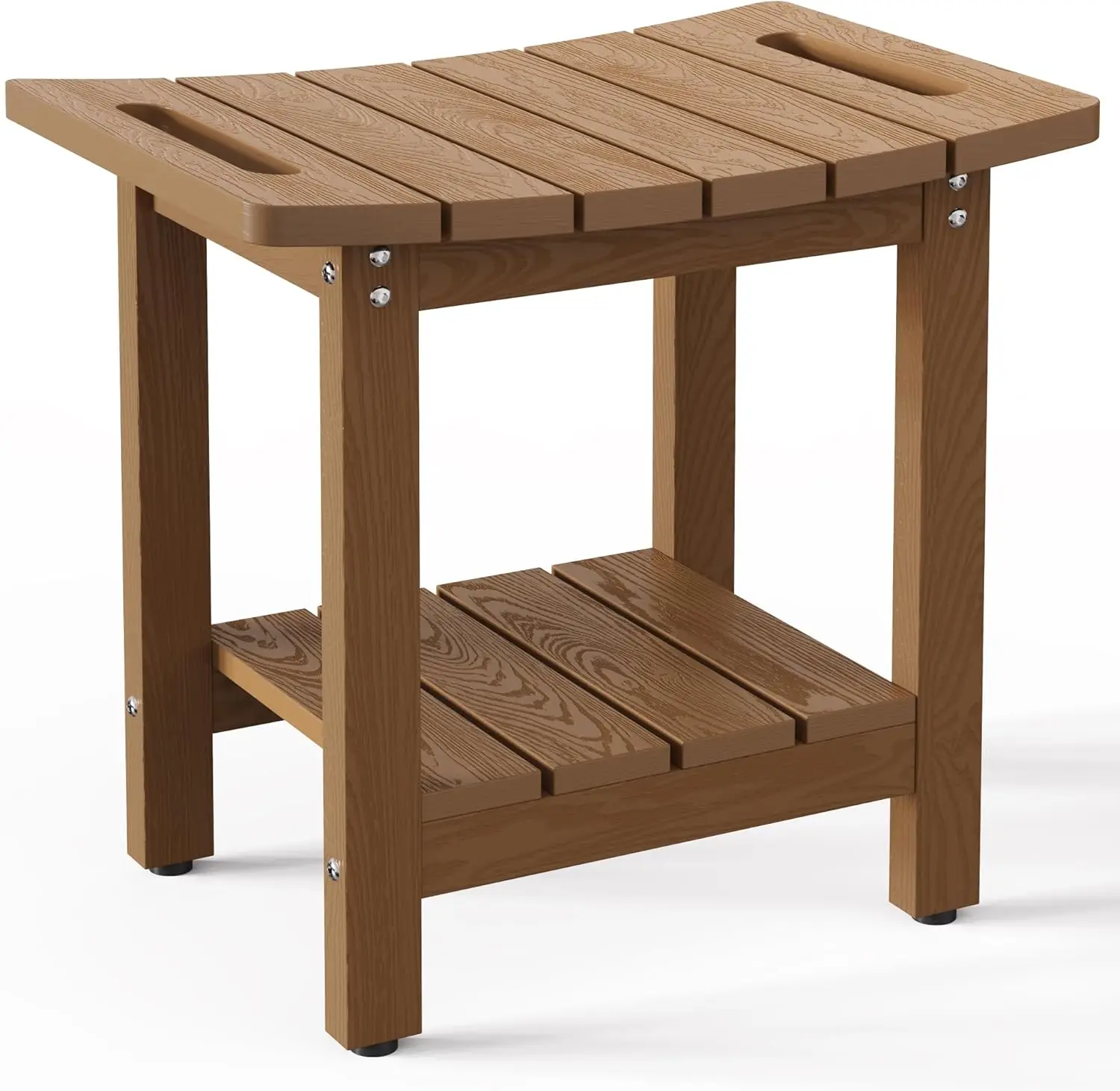 HIPS Shower Bench with Storage Shelf, Waterproof Shower Stool Seat for Bathroom, 300 lbs Capacity, Brown
HIPS Shower Bench with Storage Shelf, Waterproof Shower Stool Seat for Bathroom, 300 lbs Capacity, Brown