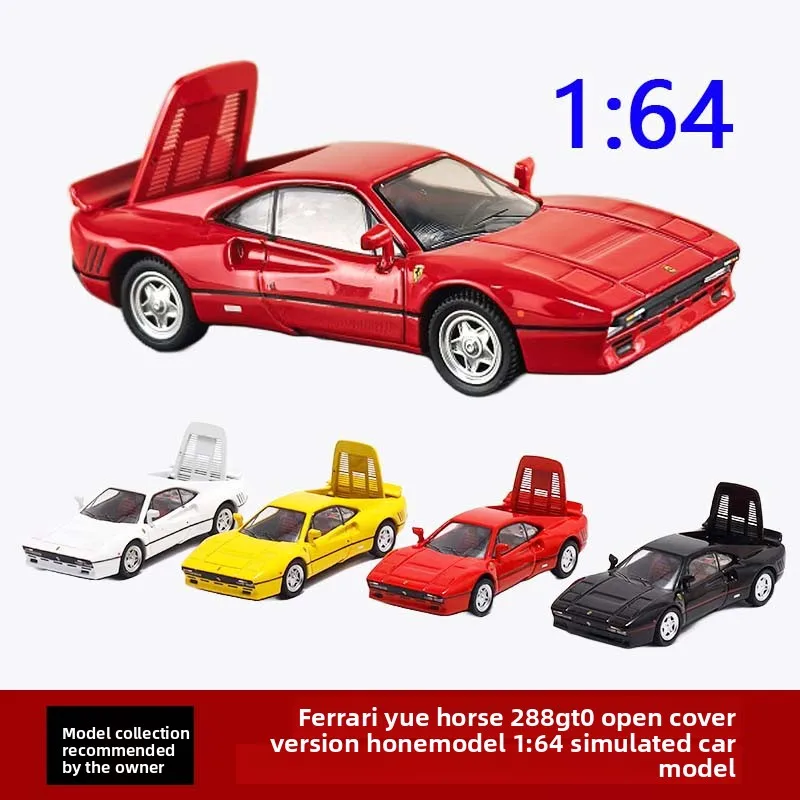 Diecast 1:64 Scale Ferrari Pryuz 288 GTO Red Open Cover Imitation Alloy Car Model Collectible Toy Gift Souvenir Display Ornament
Diecast 1:64 Scale Ferrari Pryuz 288 GTO Red Open Cover Imitation Alloy Car Model Collectible Toy Gift Souvenir Display Ornament