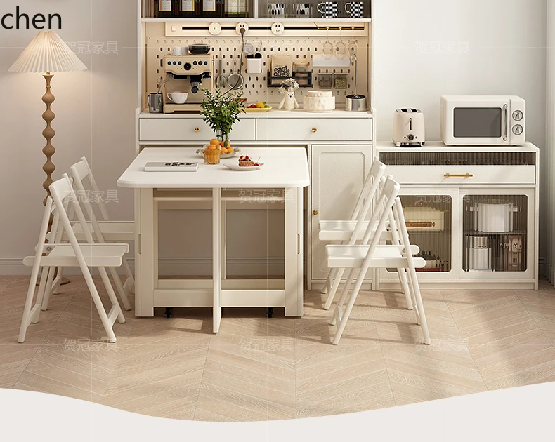 ZML solid wood dining table high cabinet against the wall can be embedded in small apartment household dining table with locker
ZML solid wood dining table high cabinet against the wall can be embedded in small apartment household dining table with locker
