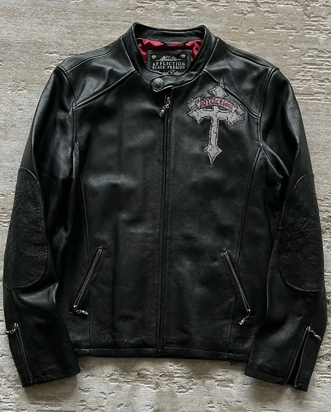 Affliction Jackets New Hip Hop Streetwear Skull Embroidery Harajuku Fashion Pu Leather Men Jacket Long Sleeve Zipper Jacket Coat
Affliction Jackets New Hip Hop Streetwear Skull Embroidery Harajuku Fashion Pu Leather Men Jacket Long Sleeve Zipper Jacket Coat