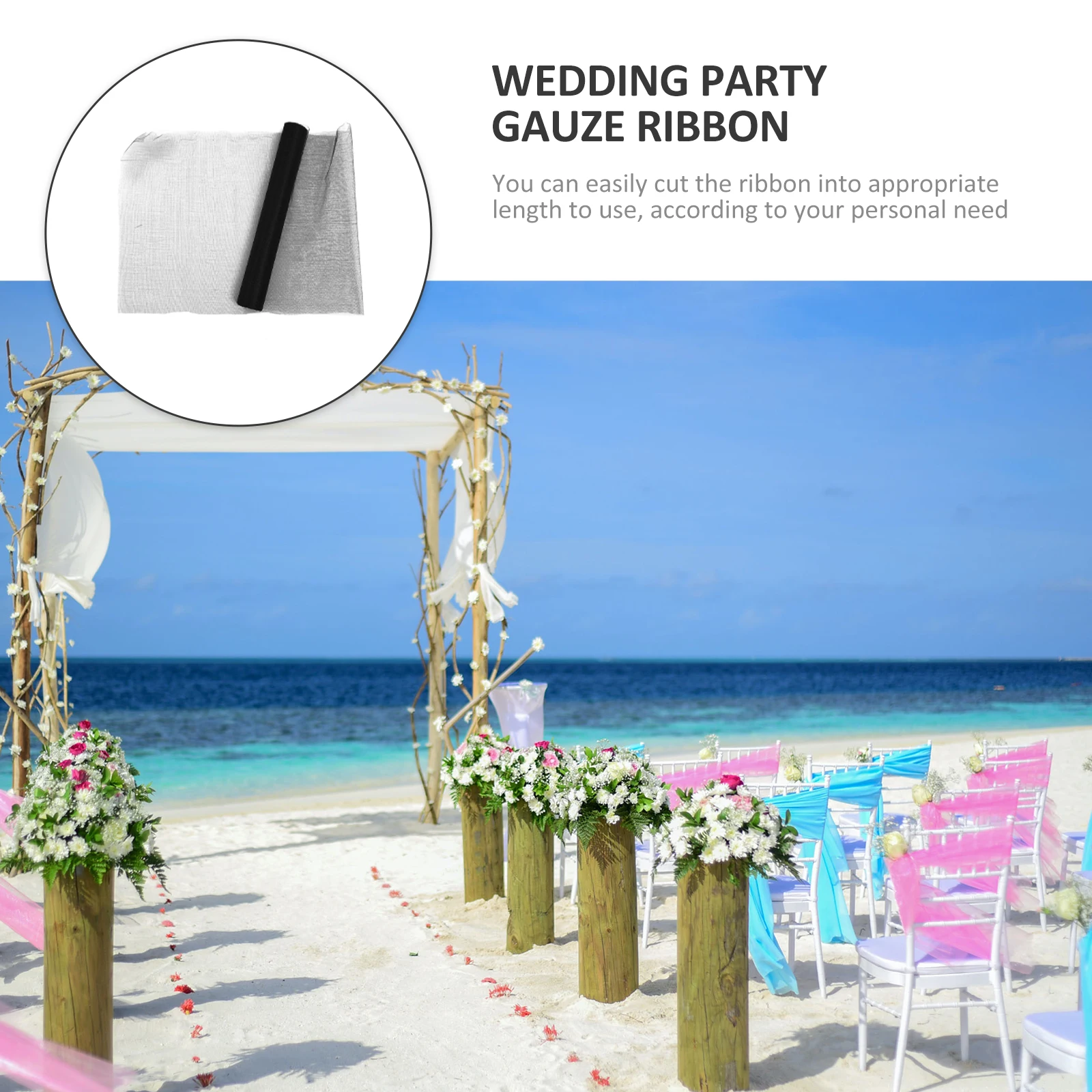 1 Roll Mesh Wedding Party Gauze Stair Handrail Decor Gift Wrapping Diy Crafts Decorative Bouquet Wrapping Ribbon For Wedding
1 Roll Mesh Wedding Party Gauze Stair Handrail Decor Gift Wrapping Diy Crafts Decorative Bouquet Wrapping Ribbon For Wedding