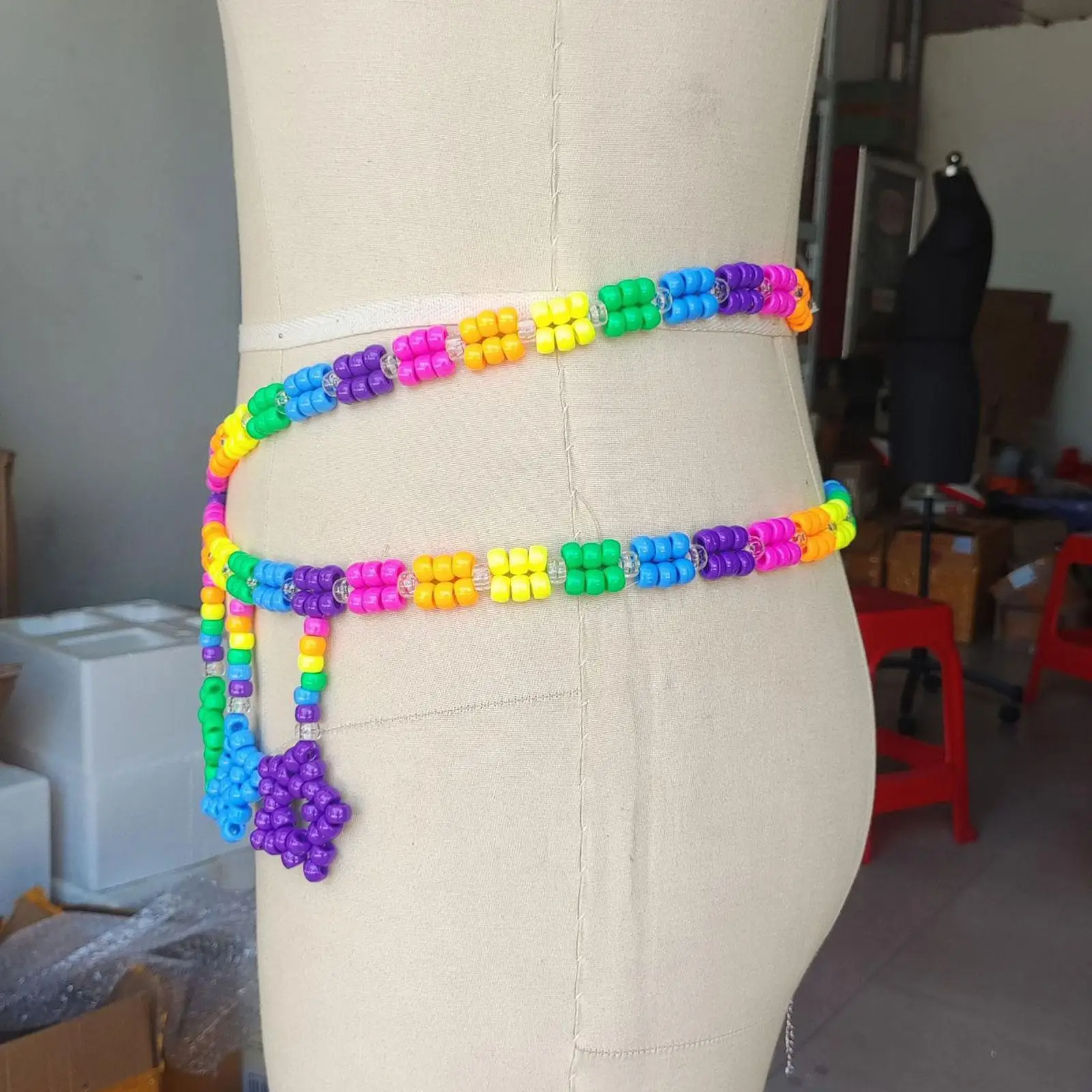 Waist Beads Coloful Summer Beach Beads Multilayer Festival Rave Belt Body Jewelry Accessories Body Chain Belly Chain for Women
Waist Beads Coloful Summer Beach Beads Multilayer Festival Rave Belt Body Jewelry Accessories Body Chain Belly Chain for Women