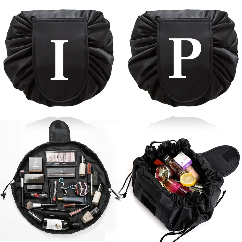 Women Drawstring Travel Cosmetic Bag MakeUp White Letter Print Case Makeup Organizer Bag Portable Toiletry Beauty Storage Pouch
Women Drawstring Travel Cosmetic Bag MakeUp White Letter Print Case Makeup Organizer Bag Portable Toiletry Beauty Storage Pouch