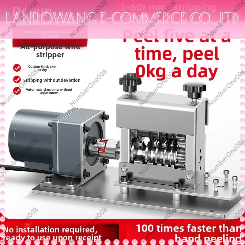 Automatic Electric Wire Stripping Machine, Scrap Copper Cable Stripper Portable Peeling Tool for Home Workshop
Automatic Electric Wire Stripping Machine, Scrap Copper Cable Stripper Portable Peeling Tool for Home Workshop