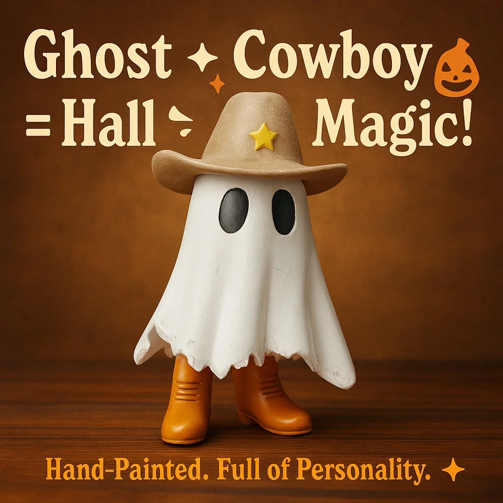 Funny Resin Cowboy Ghost Statue Halloween Desktop Decoration Miniature Home Ornament Spooky Western Style Decorative Gift
Funny Resin Cowboy Ghost Statue Halloween Desktop Decoration Miniature Home Ornament Spooky Western Style Decorative Gift