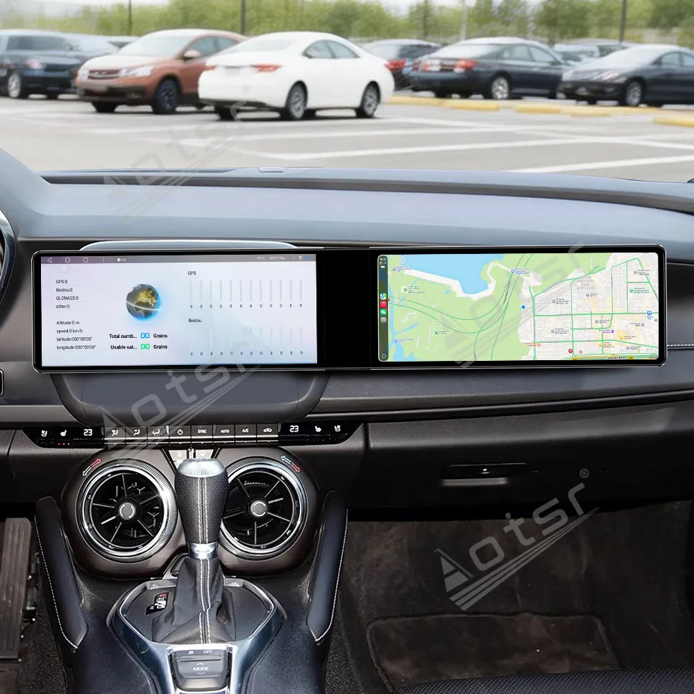 Двухэкранный автомобильный радиоприемник 12.3" с Android 13 и CarPlay для Chevrolet Camaro 2016-2023, сенсорный мультимедийный плеер, GPS-навигация, DSP
Двухэкранный автомобильный радиоприемник 12.3" с Android 13 и CarPlay для Chevrolet Camaro 2016-2023, сенсорный мультимедийный плеер, GPS-навигация, DSP