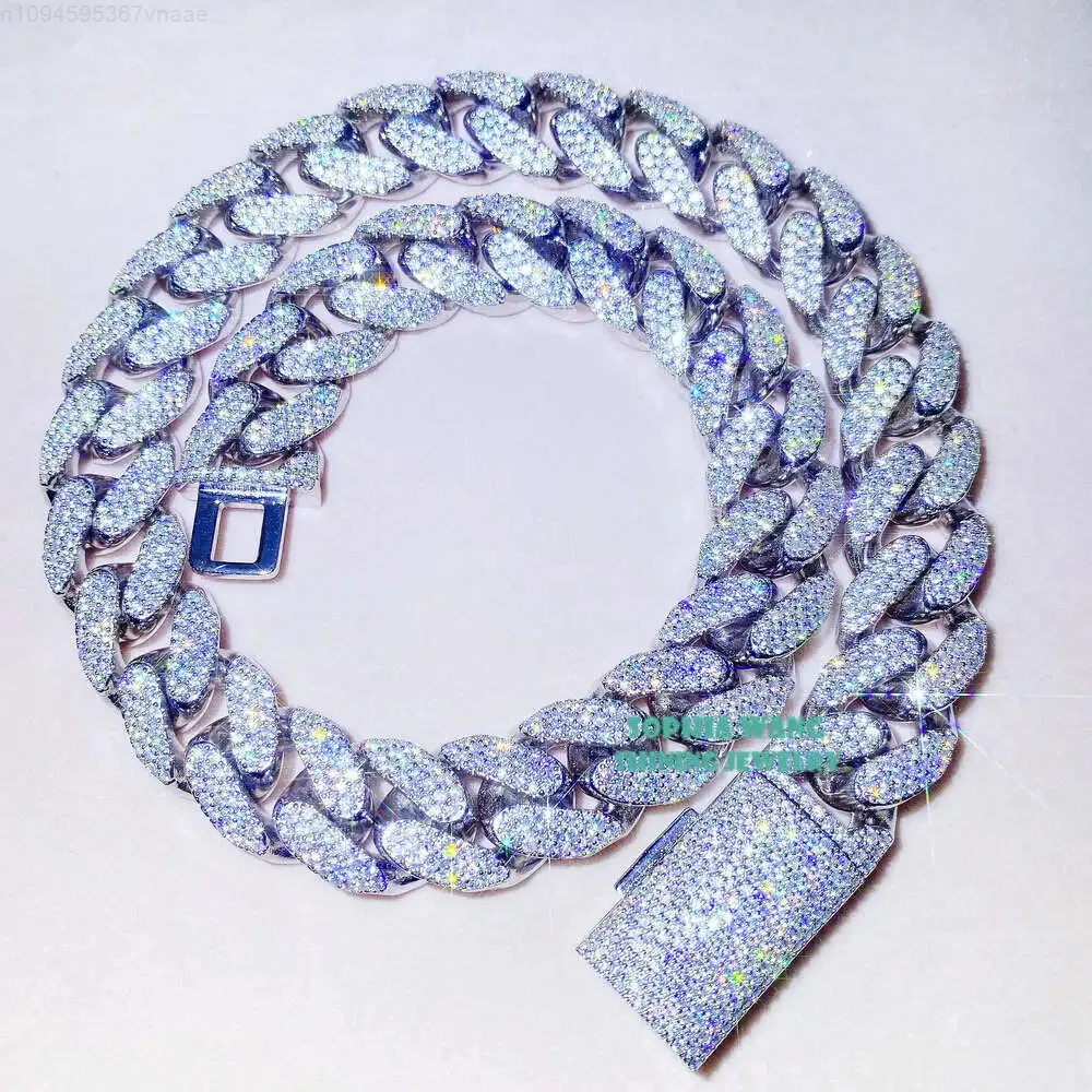 Ожерелье-тестер с бриллиантами Iced Moissanite Pass, 18 мм, 3 ряда, тяжелый бриллиант с муассанитом Майами, кубинское звено
Ожерелье-тестер с бриллиантами Iced Moissanite Pass, 18 мм, 3 ряда, тяжелый бриллиант с муассанитом Майами, кубинское звено