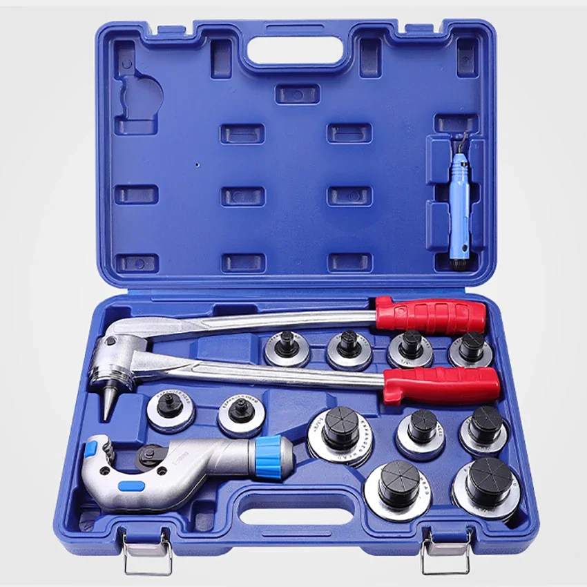 Lever-Type Tube Expander Set Portable Copper Tube Expander Tool Kit Hand-held Air Conditioner Copper Tube Expanding
Lever-Type Tube Expander Set Portable Copper Tube Expander Tool Kit Hand-held Air Conditioner Copper Tube Expanding