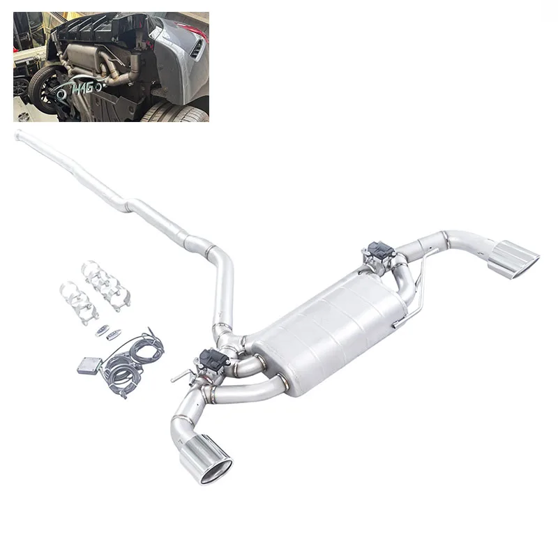 For Catback Exhaust Muffler 118i 1.5T F40 Car Electric Valve Exhaust System Constructed with SUS304 Pipe
For Catback Exhaust Muffler 118i 1.5T F40 Car Electric Valve Exhaust System Constructed with SUS304 Pipe