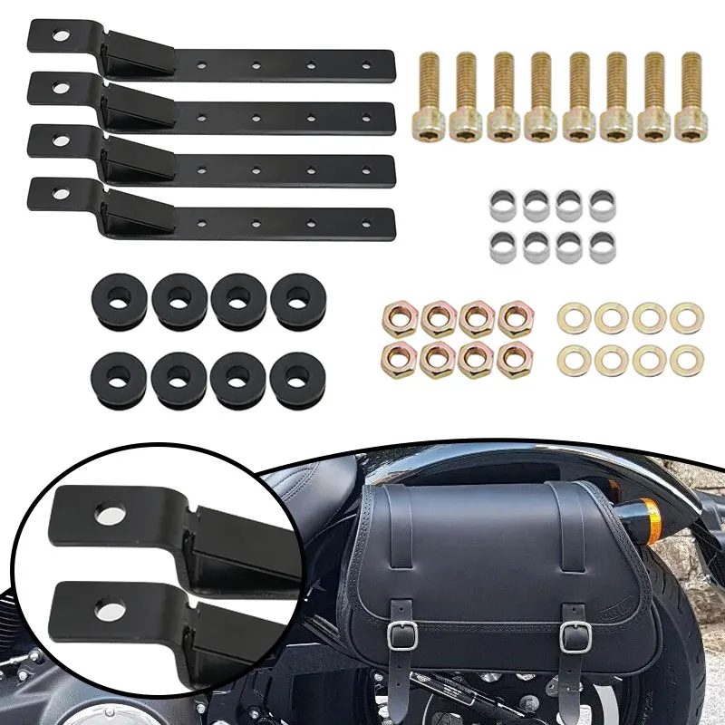 Универсальная седельная сумка, опорные планки, кронштейн для крепления мотоцикла, туристический чоппер для Honda Suzuki Kawasaki
Универсальная седельная сумка, опорные планки, кронштейн для крепления мотоцикла, туристический чоппер для Honda Suzuki Kawasaki