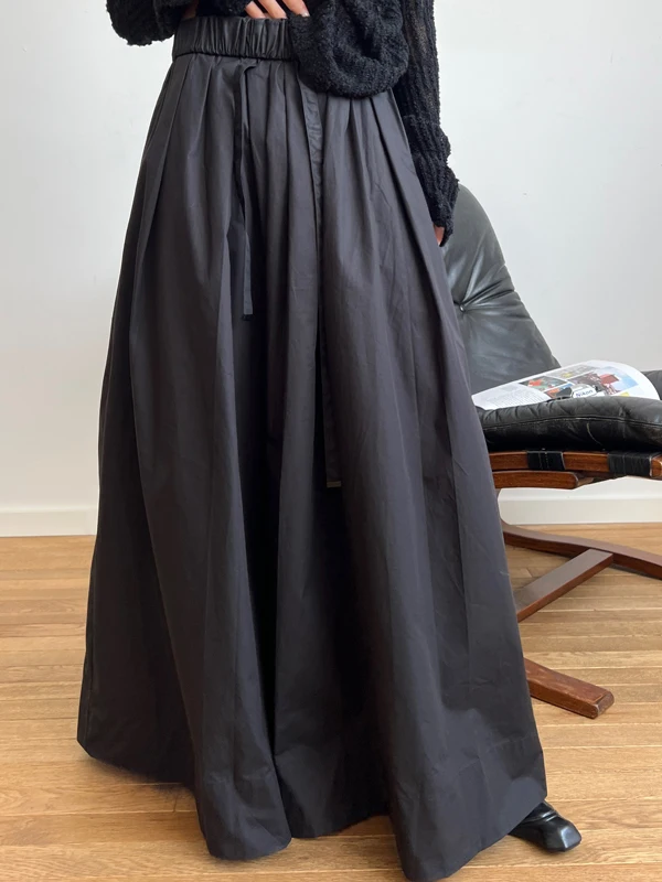 Ele Bla A-Line Midi Skirt Floor-Length Oversized Umbrella Skirt Versatile Summer 2025 Women's Faion Commute Sle
Ele Bla A-Line Midi Skirt Floor-Length Oversized Umbrella Skirt Versatile Summer 2025 Women's Faion Commute Sle