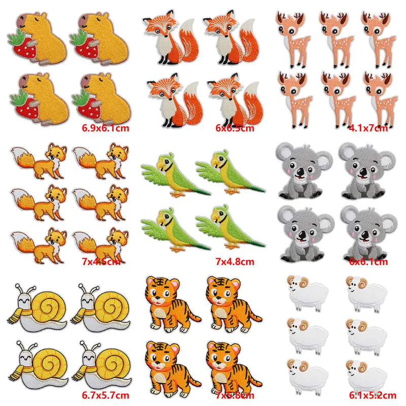 10PCS/Lots Iron On Patches For Clothing Thermoadhesive Patches Cartoon Animals Embroidered Patch On Clothes Jeans Appliques DIY
10PCS/Lots Iron On Patches For Clothing Thermoadhesive Patches Cartoon Animals Embroidered Patch On Clothes Jeans Appliques DIY