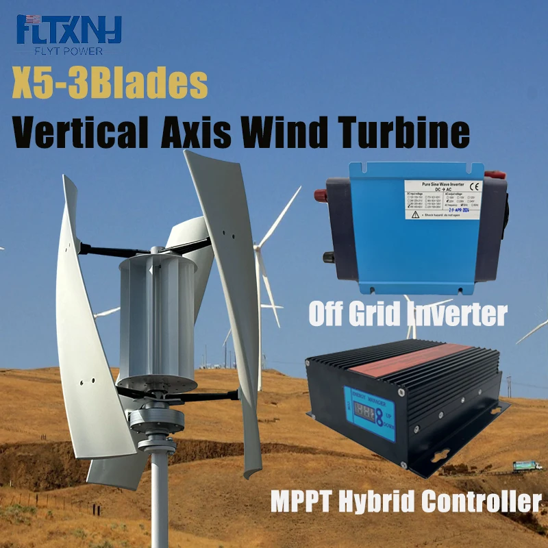 20KW 15KW 12V 24V 48V Vertical Wind Turbine Generator for Home Free Energy Wind Power Windmill Permanent with MPPT Controller
20KW 15KW 12V 24V 48V Vertical Wind Turbine Generator for Home Free Energy Wind Power Windmill Permanent with MPPT Controller