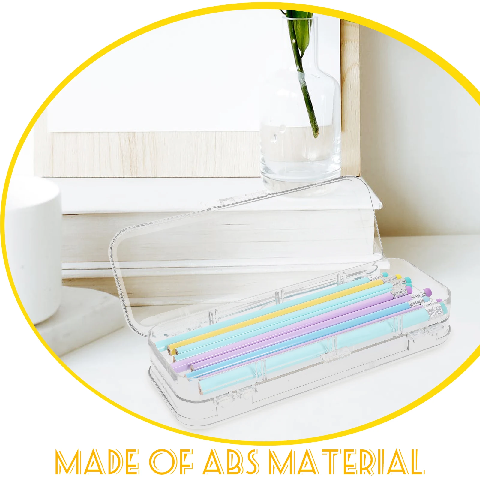 Large Capacity Double Layer Plastic Pencil Box Stationery Case for Pens Pencils Erasers School Supplies Organizer
Large Capacity Double Layer Plastic Pencil Box Stationery Case for Pens Pencils Erasers School Supplies Organizer