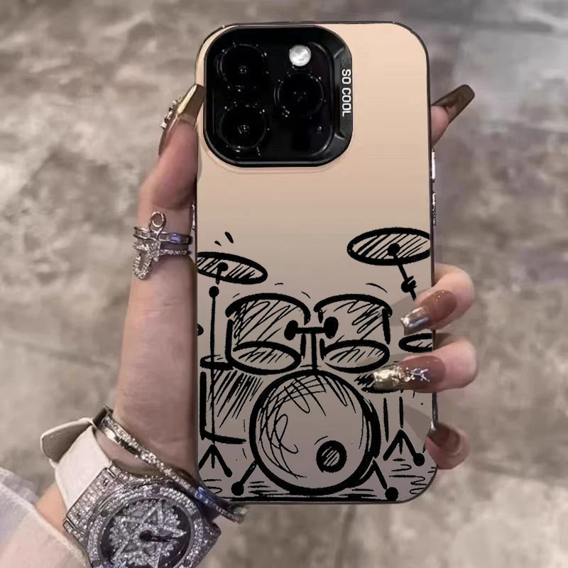 Drum Instrument Easy Stroke Pattern Design Phone Case For iPhone 17 16 11 12 13 14 15 Pro Max X XS XR 8 7 Plus 17E 16E Air Cover
Drum Instrument Easy Stroke Pattern Design Phone Case For iPhone 17 16 11 12 13 14 15 Pro Max X XS XR 8 7 Plus 17E 16E Air Cover