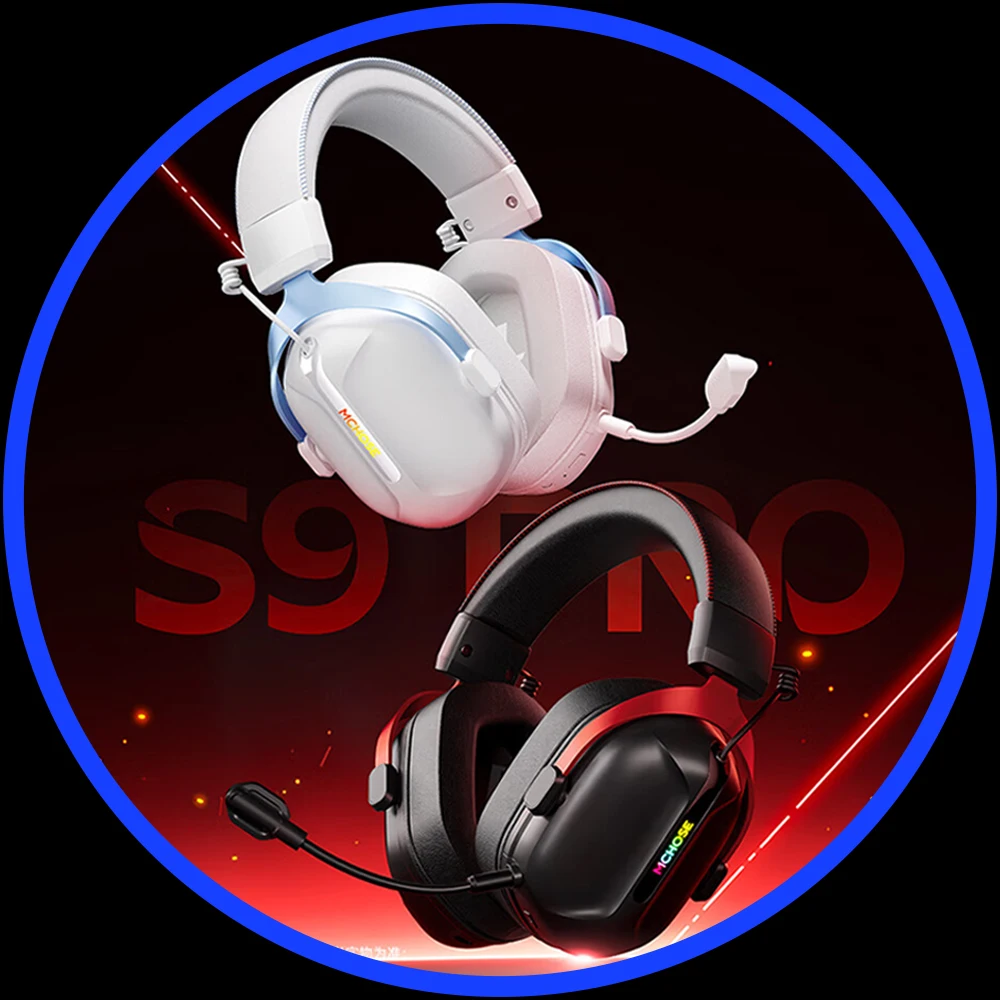 MCHOSE S9 Pro игровые наушники для киберспорта, 3-режимные беспроводные игровые наушники из алюминиевого сплава с искусственным интеллектом и шумоподавлением, игровой аксессуар на заказ
MCHOSE S9 Pro игровые наушники для киберспорта, 3-режимные беспроводные игровые наушники из алюминиевого сплава с искусственным интеллектом и шумоподавлением, игровой аксессуар на заказ